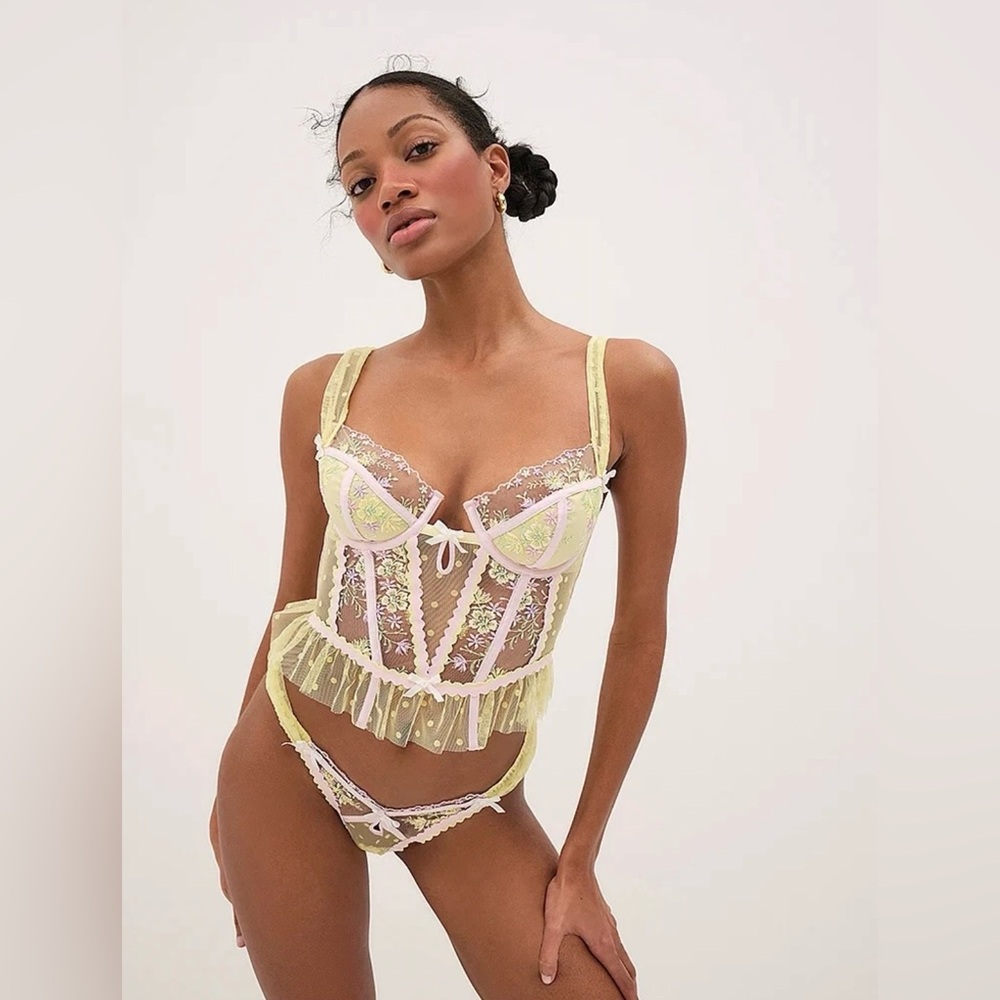 NWOT For Love & Lemons Buttercup Bunches Bustier XXS